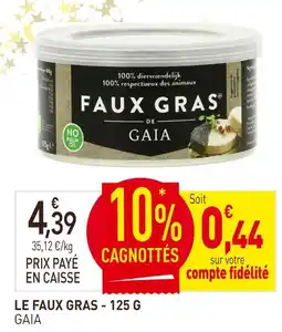 naturéO Gaia le faux gras - 125 g offre