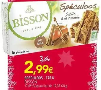 naturéO Bisson speculoos offre
