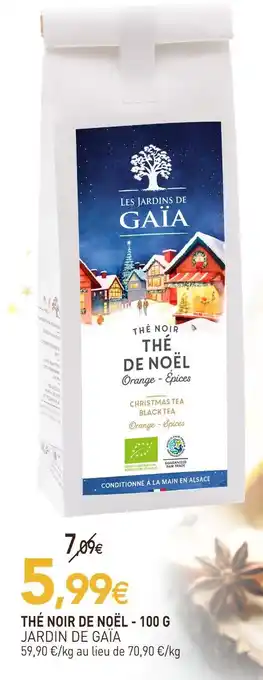 naturéO Jardin de gaïa thé noir de noël - 100 g offre