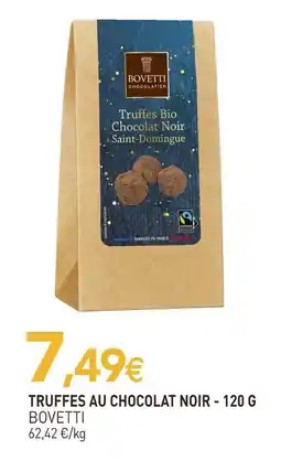 naturéO Bovetti truffes au chocolat noir offre