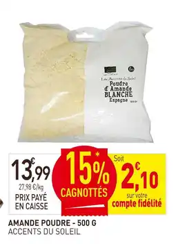 naturéO Accents du soleil amande poudre offre