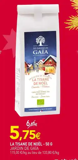 naturéO Jardin de gaïa la tisane de noël offre