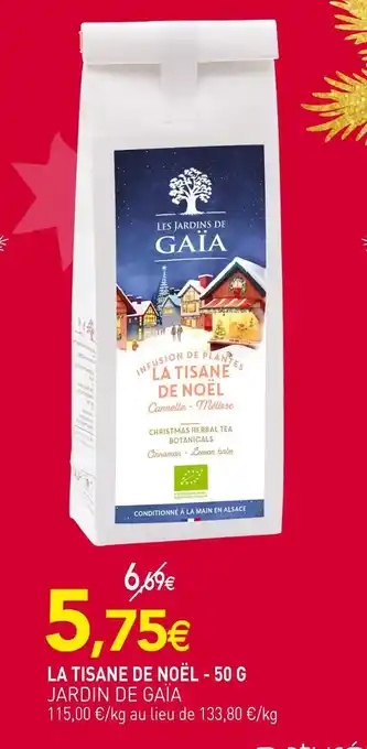naturéO Jardin de gaïa la tisane de noël offre