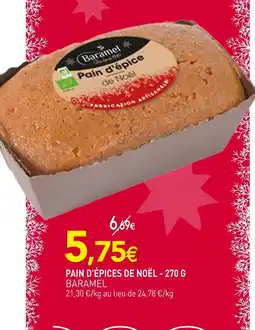 naturéO Baramel pain d'épices de noël offre