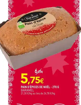 naturéO Baramel pain d'épices de noël offre