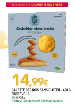 naturéO Biorevola galette des rois sans gluten - 420 g offre