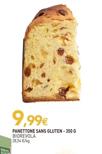 naturéO Biorevola panettone sans gluten offre