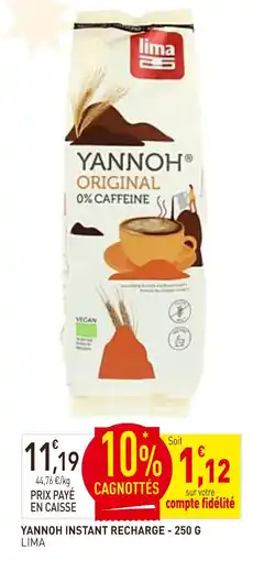 naturéO Lima yannoh instant recharge offre