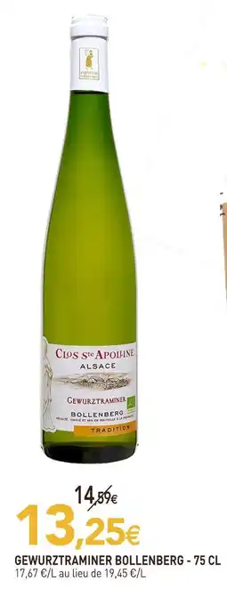 naturéO Gewurztraminer bollenberg - 75 cl offre