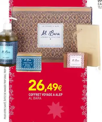 naturéO Al bara coffret voyage à alep offre