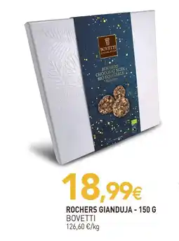 naturéO Bovetti rochers gianduja offre