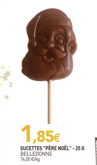 naturéO Belledonne sucettes père noël - 25 g offre