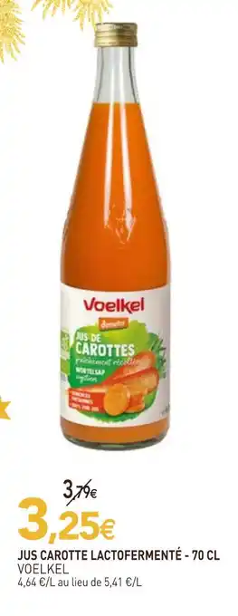 naturéO Voelkel jus carotte lactofermenté - 70 cl offre