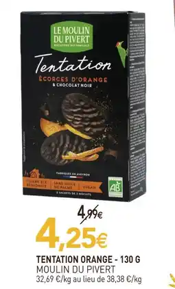 naturéO Moulin du pivert tentation orange - 130 g offre