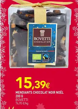 naturéO Bovetti mendiants chocolat noir noël offre