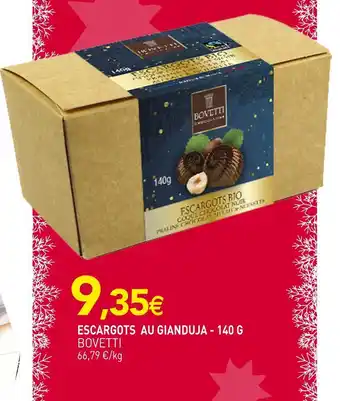 naturéO Bovetti escargots au gianduja offre
