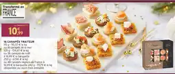 Intermarché 16 canapés traiteur offre