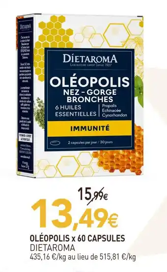 naturéO Dietaroma oléopolis nez-gorge bronches offre