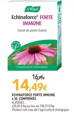 naturéO A.vogel echinaforce forte immune x 30 comprimés offre