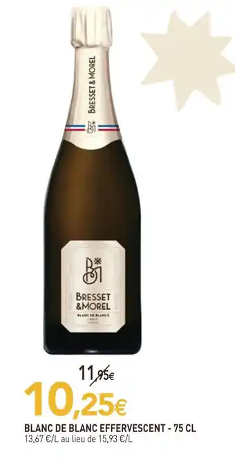 naturéO Bresset & morel blanc de blanc effervescent offre