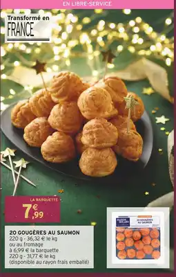 Intermarché Maison bolard 20 gougères au saumon offre