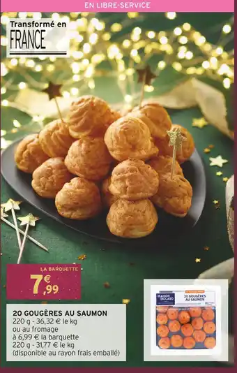 Intermarché Maison bolard 20 gougères au saumon offre