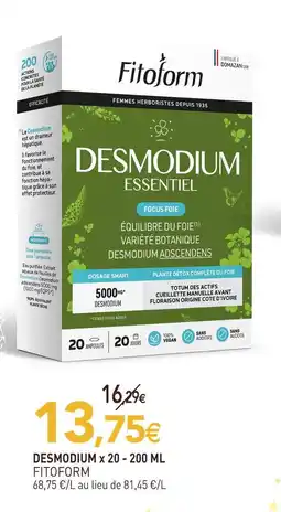 naturéO Fitoform desmodium essentiel offre