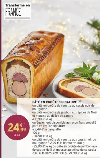 Intermarché Pâté en croûte signature offre