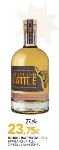 naturéO Highland cattle blended malt whisky offre