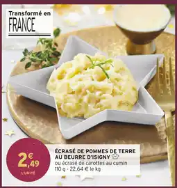 Intermarché Écrasé de pommes de terre au beurre d'isigny offre