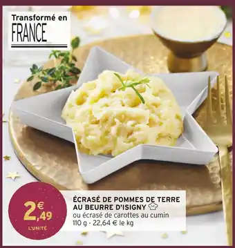 Intermarché Écrasé de pommes de terre au beurre d'isigny offre