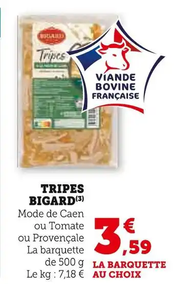 U Express Bigard tripes offre