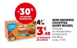 U Express Saint michel mini brownie cocottes offre