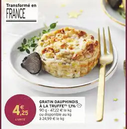 Intermarché Gratin dauphinois à la truffe offre