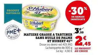 U Express St hubert matière grasse à tartiner sans huile de palme 41 offre
