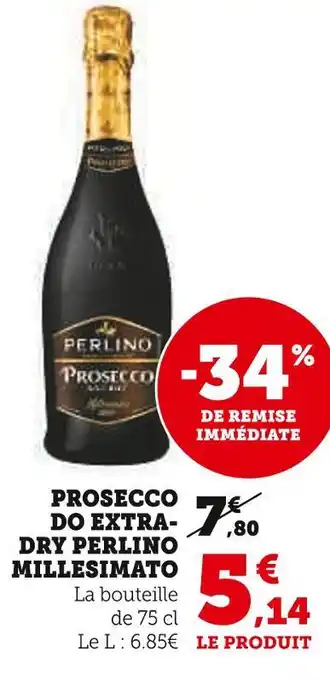 U Express Perlino millesimato prosecco do extra-dry offre