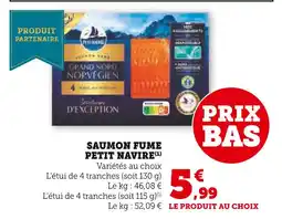 U Express Petit navire saumon fumé offre