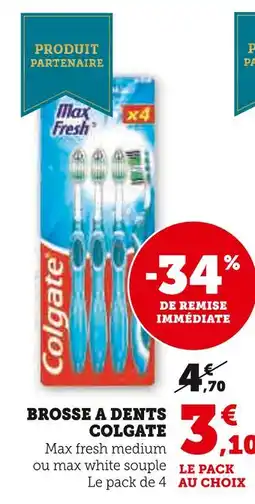 U Express Colgate brosse à dents offre