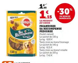 U Express Pedigree friandises sa recompense offre