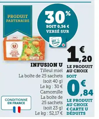 U Express U infusion offre