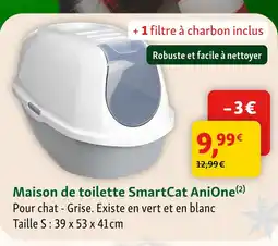 Maxi Zoo Anione maison de toilette smartcat offre