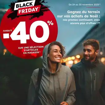 Sport 2000 Jusqu'à -40% sur une sélection d'articles en magasin offre