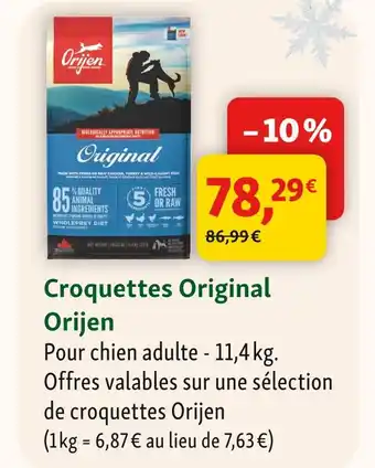 Maxi Zoo Orijen croquettes original offre