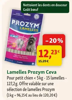 Maxi Zoo Prozym ceva lamelles offre
