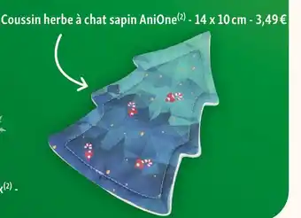 Maxi Zoo Anione coussin herbe à chat sapin offre