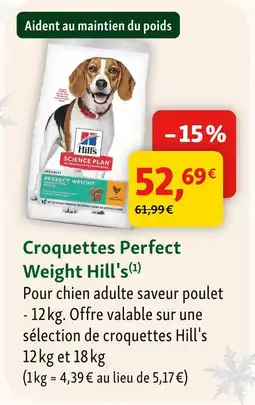 Maxi Zoo Hill's croquettes perfect weight offre