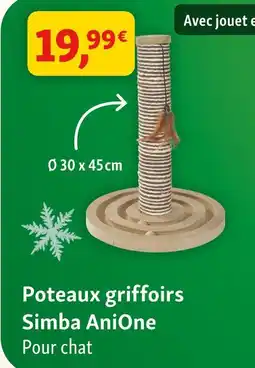 Maxi Zoo Anione poteaux griffoirs simba offre