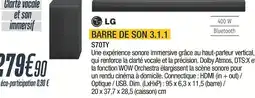 Proxi Confort Lg barre de son 3.1.1 offre