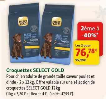 Maxi Zoo Select gold croquettes offre