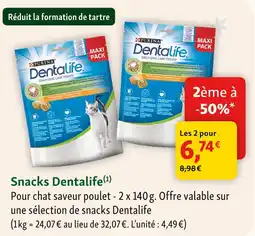 Maxi Zoo Dentalife snacks offre
